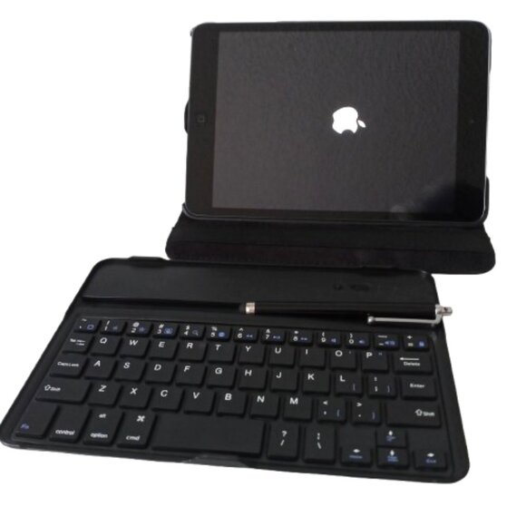 APPLE iPAD MINI 16GB A1432 W/SOFT & HARD CASE BLUETOOTH KEYBOARD BOX BUNDLE + - Picture 6 of 7